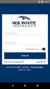 W.B. White Insurance Online screenshot 1