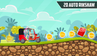 Mountain Tuk Tuk Rickshaw Driver - 2D Racing 2020 screenshot 10