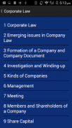 Corporate Law screenshot 1