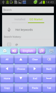 Einfache Silk GO Keyboard screenshot 4