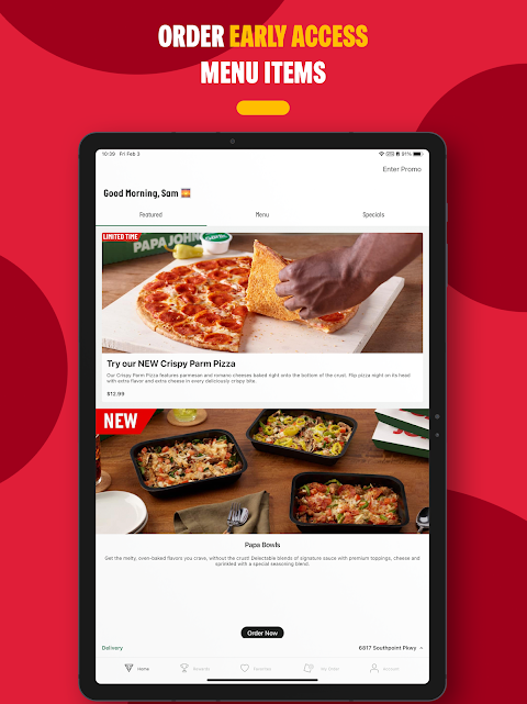 Papa John's Pizza Türkiye Apk Download for Android- Latest version  1.13(2.3.4.4)- led.android.papajohns