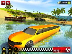 Beach Water Surfer Limousine Car Driving Simulator screenshot 7