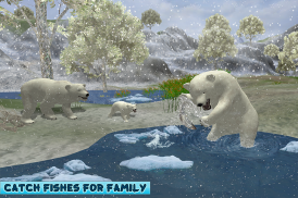 Sobrevivência da Família Urso Polar jogo de urso screenshot 8