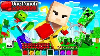 Saitama One Punch Man Mod MCPE screenshot 2