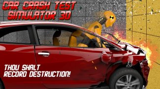 Car Crash Test Simulator 3D screenshot 0