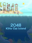 2048 Kitty Cat Island screenshot 9