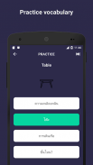 Tobo: Learn Thai Vocabulary screenshot 4