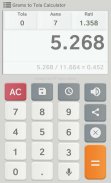 Grams to Tola Calculator Pro New screenshot 0