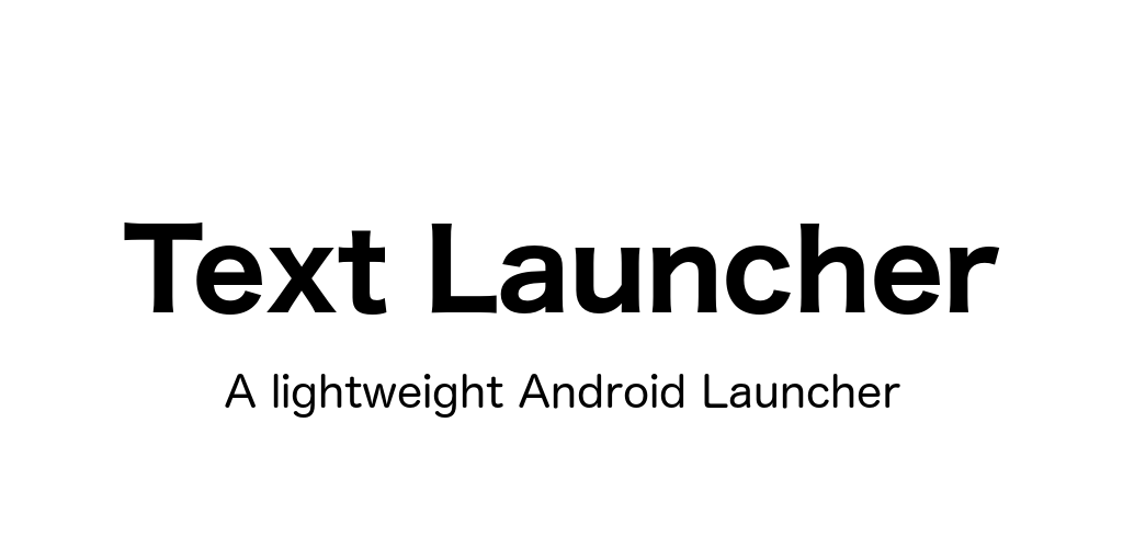 Text Launcher. Textual Launcher.