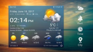 Real-time weather display screenshot 3