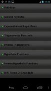 Calculus Formulas screenshot 1