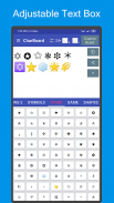 CharBoard - unicode symbols charMap character map screenshot 1