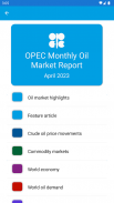 OPEC Monthly Oil Market Report screenshot 0