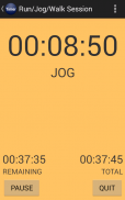 Agile Run / Jog  / Walk Timer screenshot 1