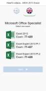 MOS Excel 2013 Core & Expert Tutorial Videos screenshot 3