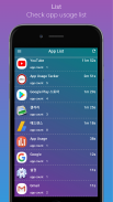 App Usage - usage statistic & track usage habit screenshot 1