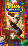 Kitten Match 3D screenshot 6