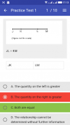 GRE MATH PRACTICE TEST screenshot 3