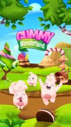 لعبة المطابقة Gummy Wonderland Match 3 Puzzle Game screenshot 1