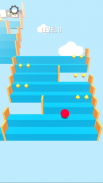 Bounce 3D : Stairs Jumping Red Ball screenshot 3