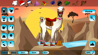 Fancy Llama Dress Up Game screenshot 0