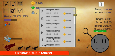 Idle clicker tap tap - x cannon shot tycoon games screenshot 2