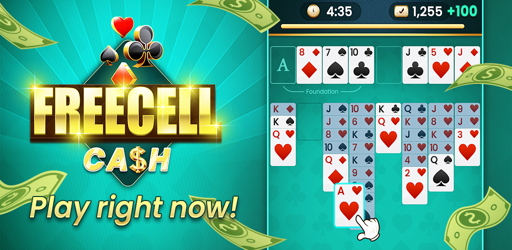 Freecell Solitaire Cash - Skillz, mobile games for iOS and Android