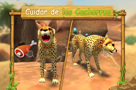 Cheetah Sim 3d Juegos: Animal screenshot 2