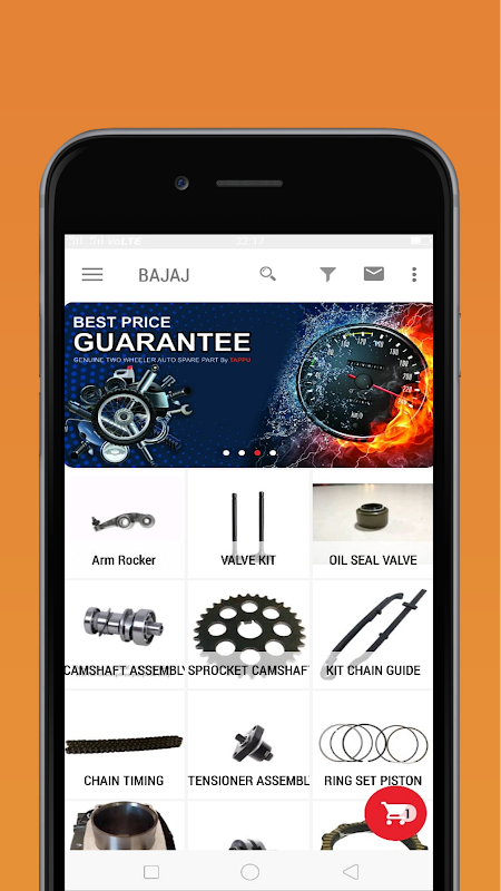 Best app for store bike spare parts