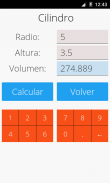 Area y Volumen Calculadora screenshot 3