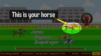 Sprinty Steed Horse Race Game screenshot 0