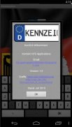 Kennzeichen Tool (DE) screenshot 4