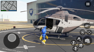 Blue Hero Rope Game screenshot 3