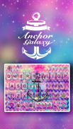Thème de clavier Anchor Galaxy screenshot 2