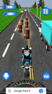 Highway Dash 3D  - 速度街头摩托车赛车 screenshot 3
