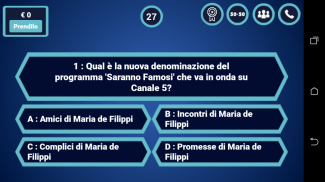 Milionario Quiz - Trivia Italiano screenshot 1