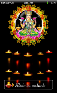 Lakshmi Diwali Theme Clock Lockscreen - LWP screenshot 14