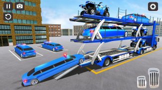 Police Car Transport Truck Sim screenshot 1