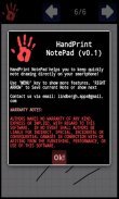 Handprint el Bloc de notas screenshot 3