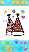 Glitter Birthday Cake Coloring screenshot 4