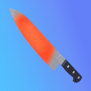 Red-Hot Knife 3D Icon