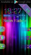 Neon Rainbow Go Locker theme screenshot 6