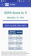 Sepsis Score: SOFA Calculator screenshot 3