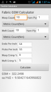 Textile Yarn Calculator screenshot 6