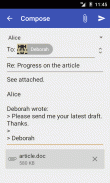 Bote: Private Email on I2P screenshot 3