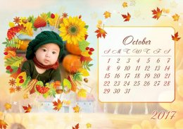 Kids Photo Calendar Maker 2017 screenshot 1