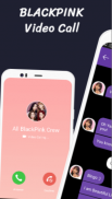 BlackPink Video Call & Chat ☎️ BlackPink Messenger screenshot 3