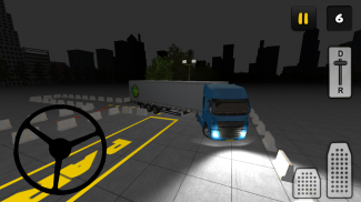 Night Truck Parking 3D screenshot 1