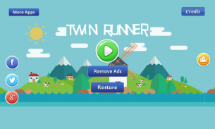 Twin Runner - go forward screenshot 0