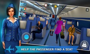 Airplane Flight Attendant -Career Job Sim screenshot 1